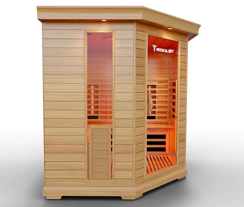 Full-spectrum luxury indoor sauna six-person model engineered with a heavy-duty insulated airflow system and 625 lb frame