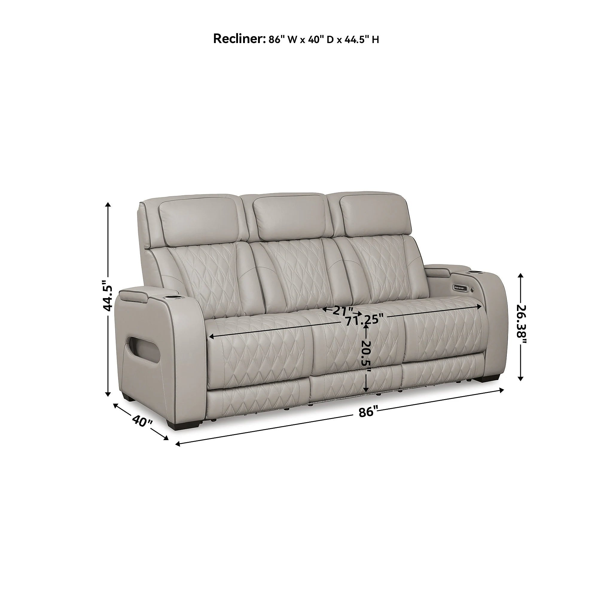 Leather power reclining sofa power sofa recliner leather sofa home theater seating at Home Man Cave