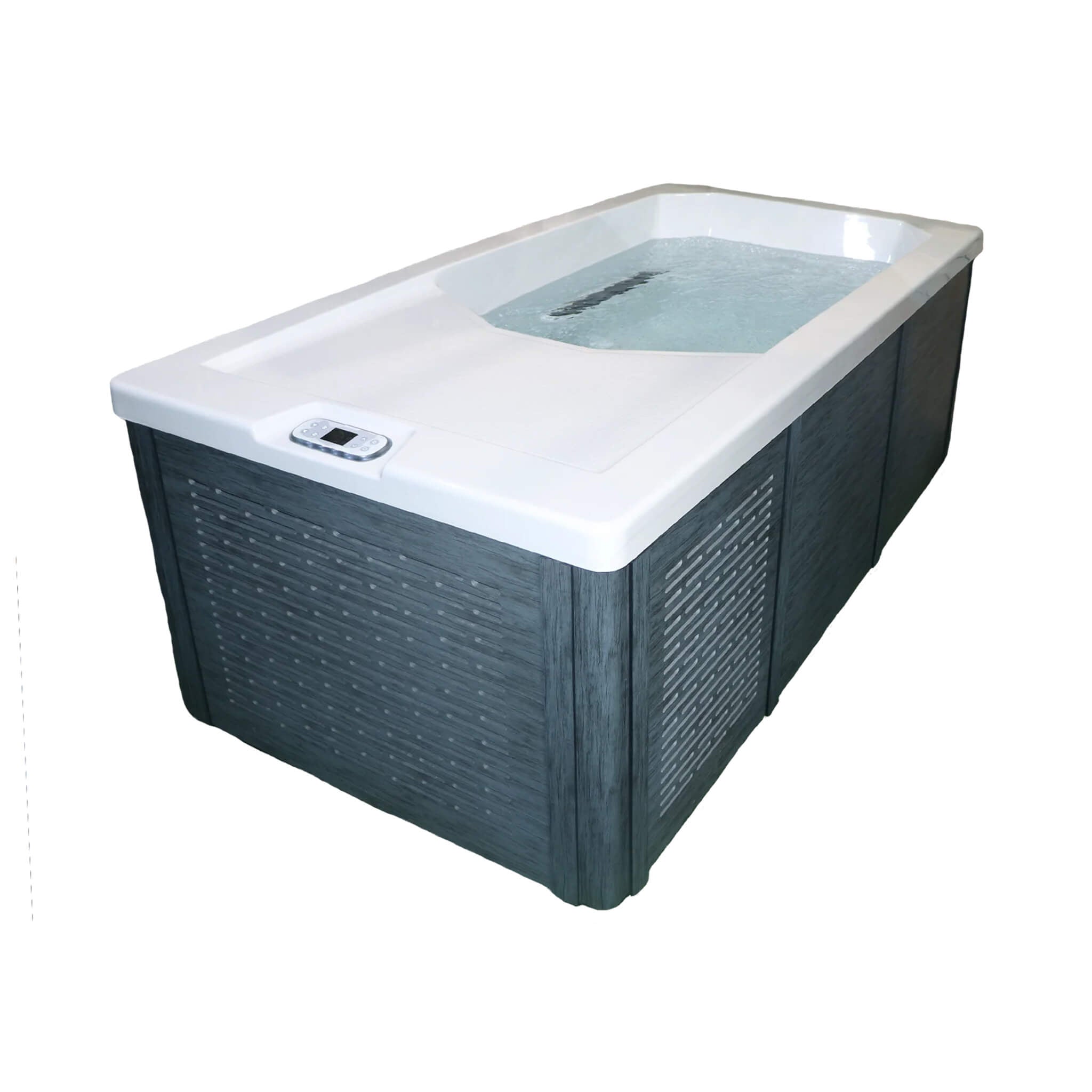 Cold plunge tub ice bath recovery ozone heat pump cold water therapy wellness biohacking indoor outdoor spa
