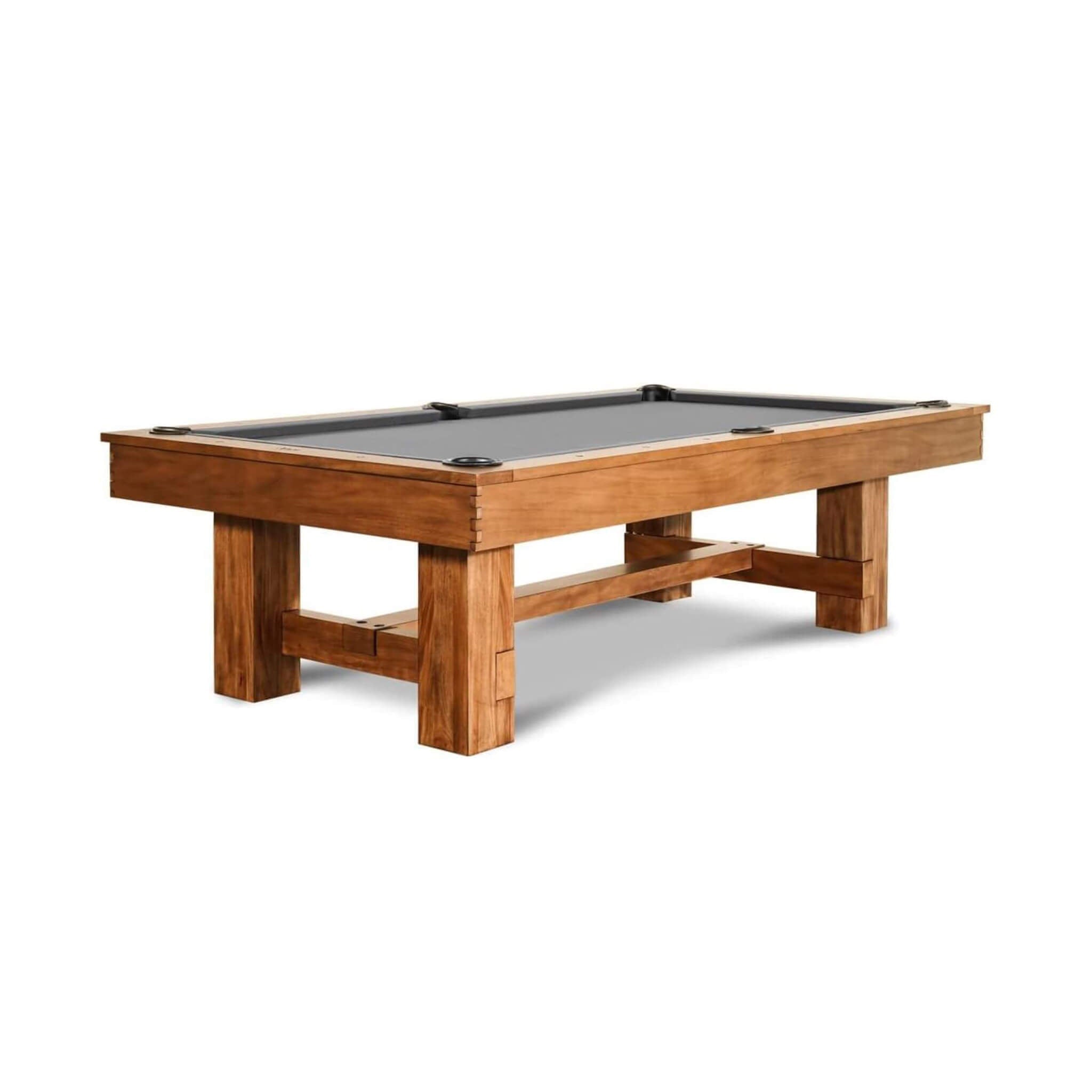 Pool table 8ft acacia billiard table slate playfield custom cloth game room