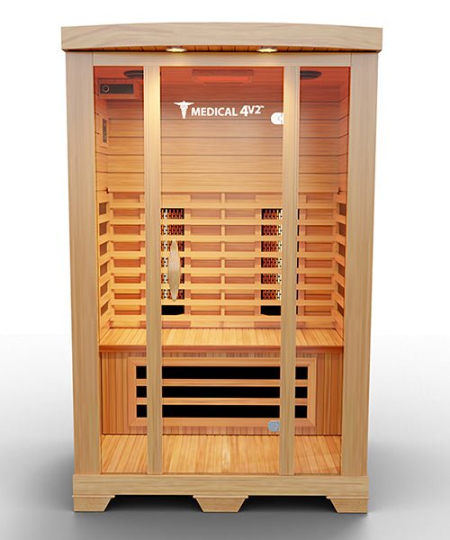 sanctuary medical grade sauna luxury 2 person infrared sauna high performance full spectrum home thermal therapy spa chamber
