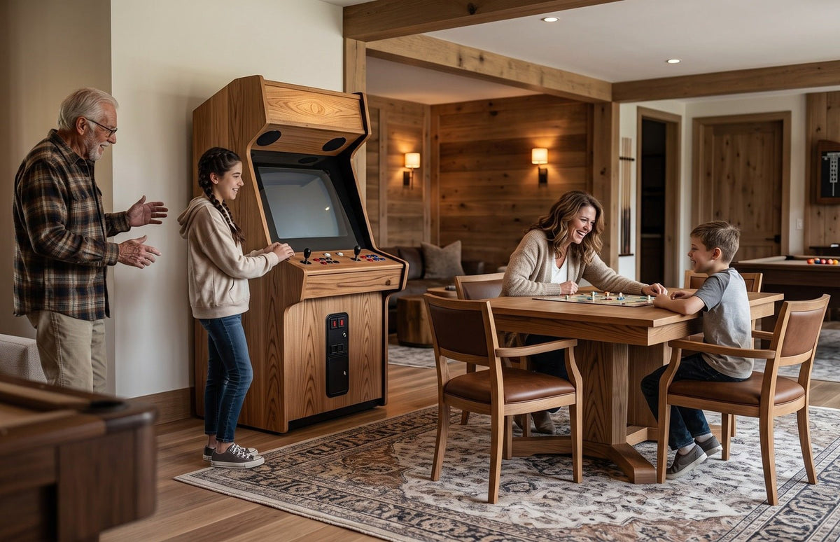 Luxury game room design ideas and high end basement entertainment lounge layout inspiration for estates at Home Man Cave