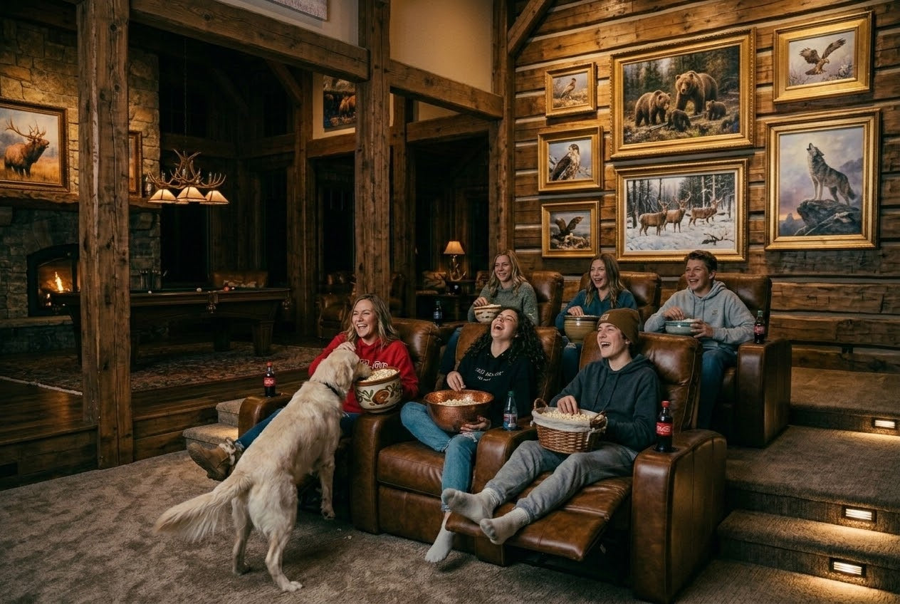 Cinematic Suites luxury home theater seating and custom theater recliners at Home Man Cave.