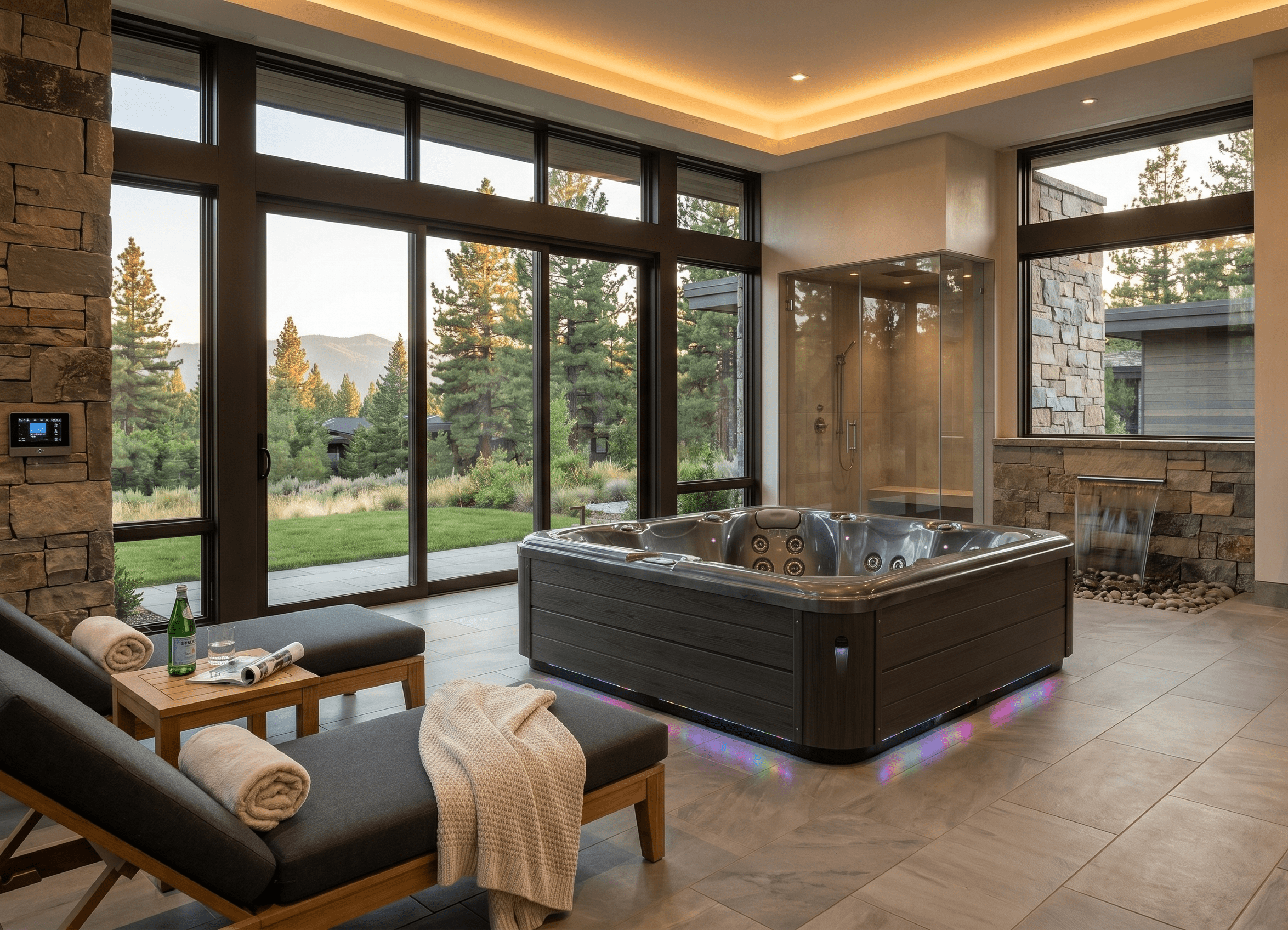 Premium hydrotherapy systems luxury aquatic wellness assets hot tubs distinguished residences spa sanctuary at Home Man Cave