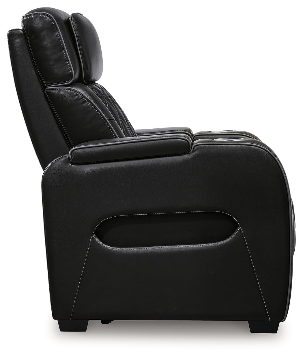 Boyington luxury power recliner integrates an architectural-grade commercial steel chassis for enduring structural poise