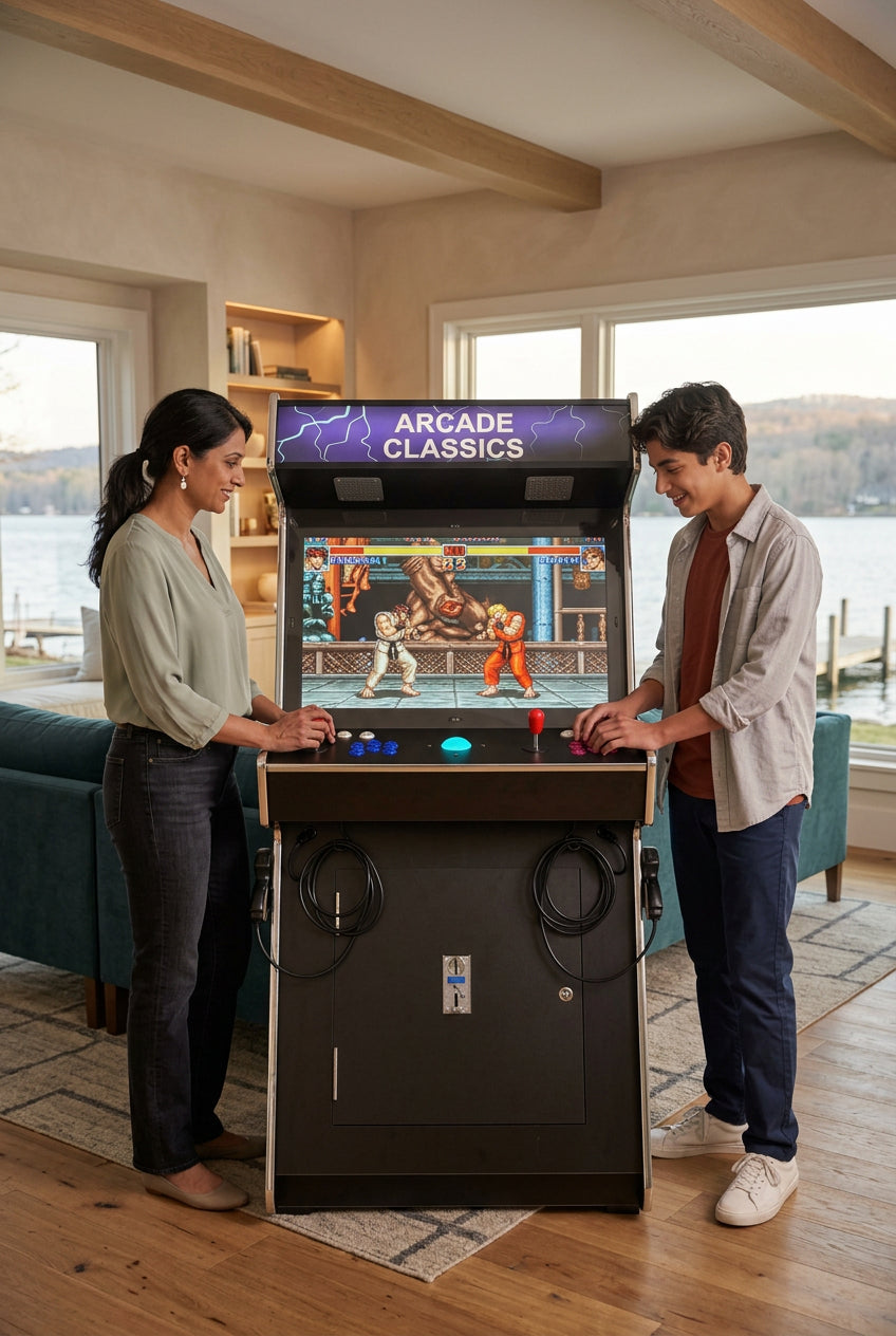 Heritage commercial arcade machine luxury gaming asset for private estate executive lounge custom home at Home Man Cave.