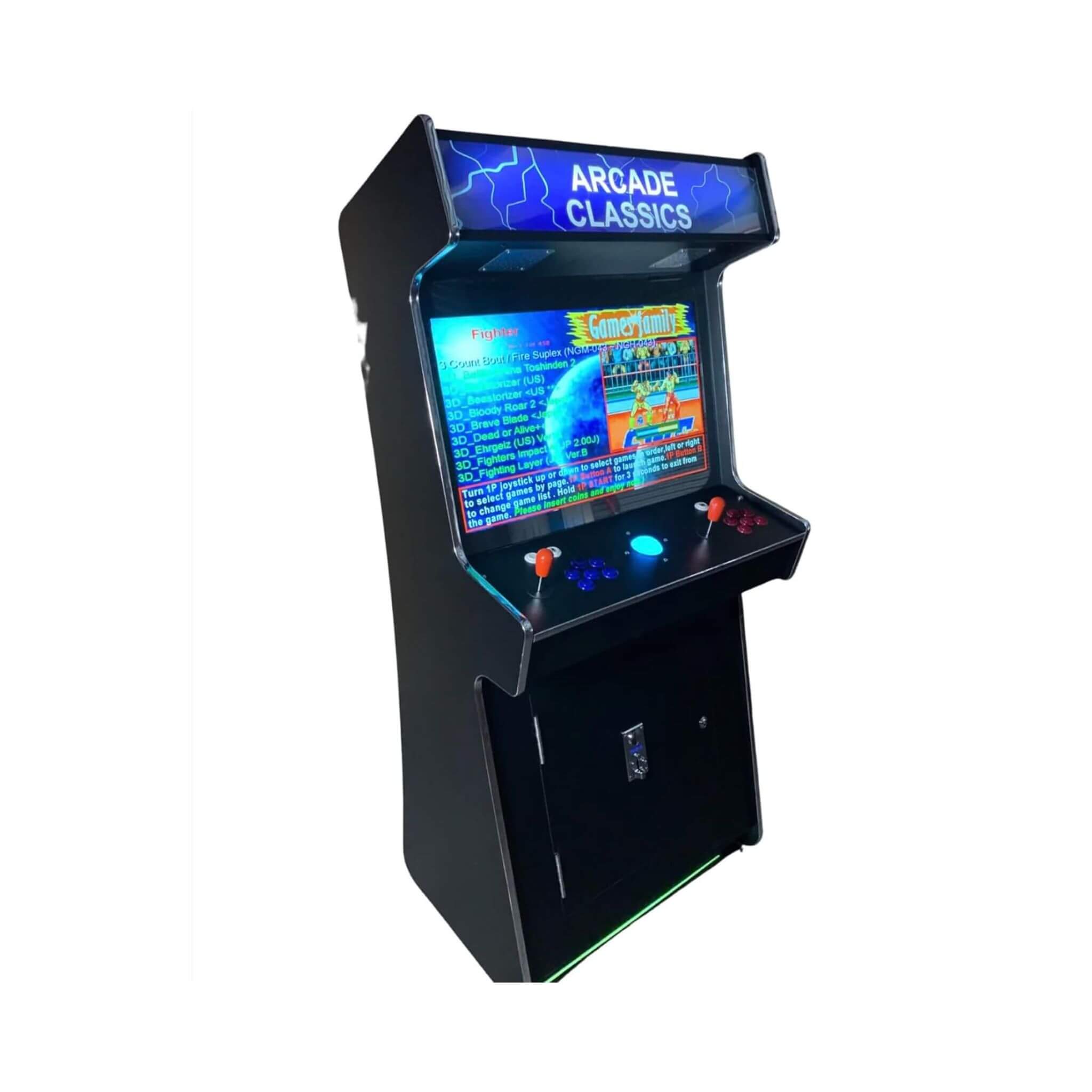 Elite Heritage commercial arcade machine with dual plug-and-play architecture built for premium high-ticket home man cave