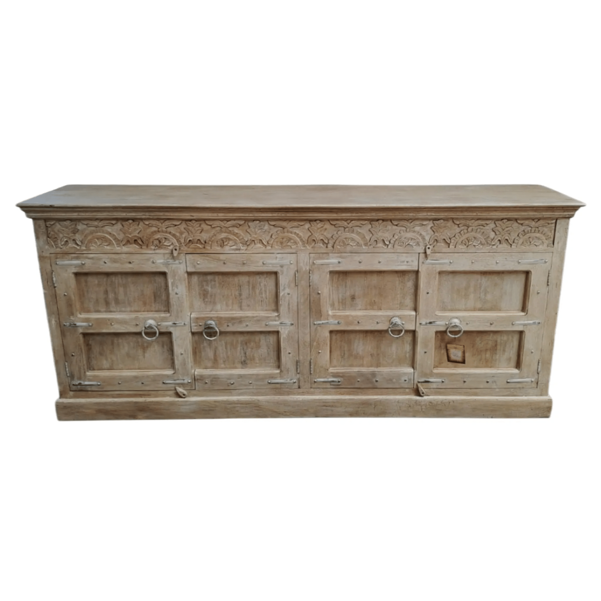 reclaimed wood sideboard 4 door handmade carved wood sideboard buffet white reclaimed finish
