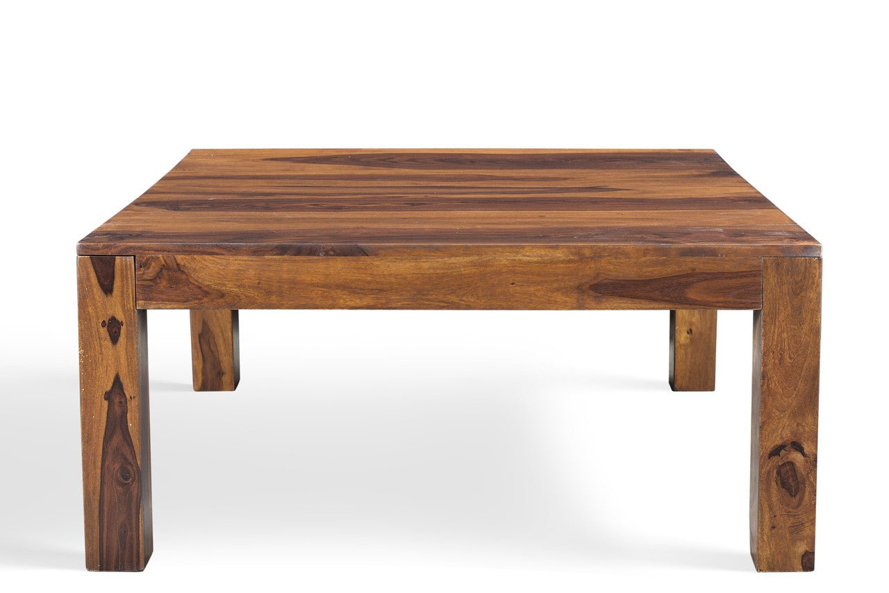 sheesham solid wood coffee table Timbergirl square handmade solid sheesham rustic design