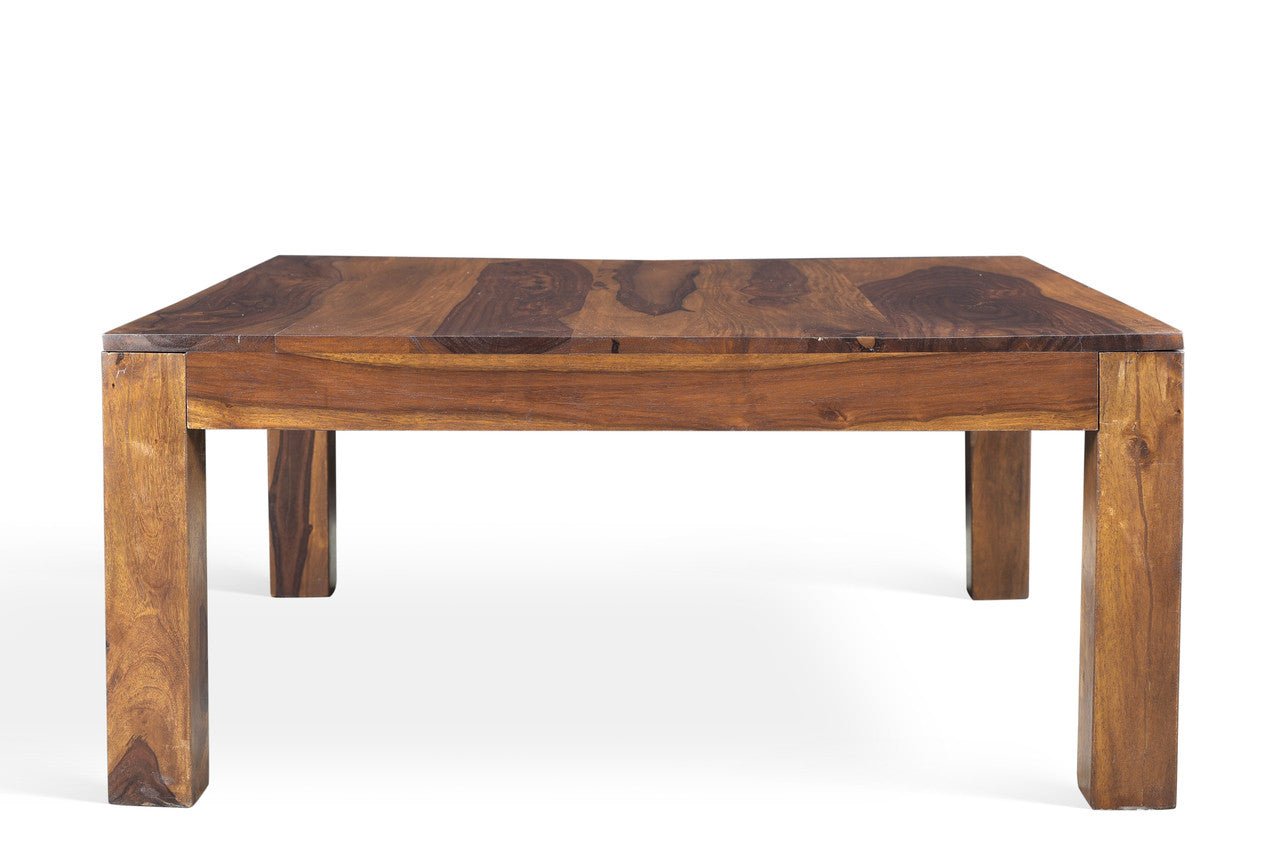 sheesham solid wood coffee table Timbergirl square handmade solid sheesham rustic design