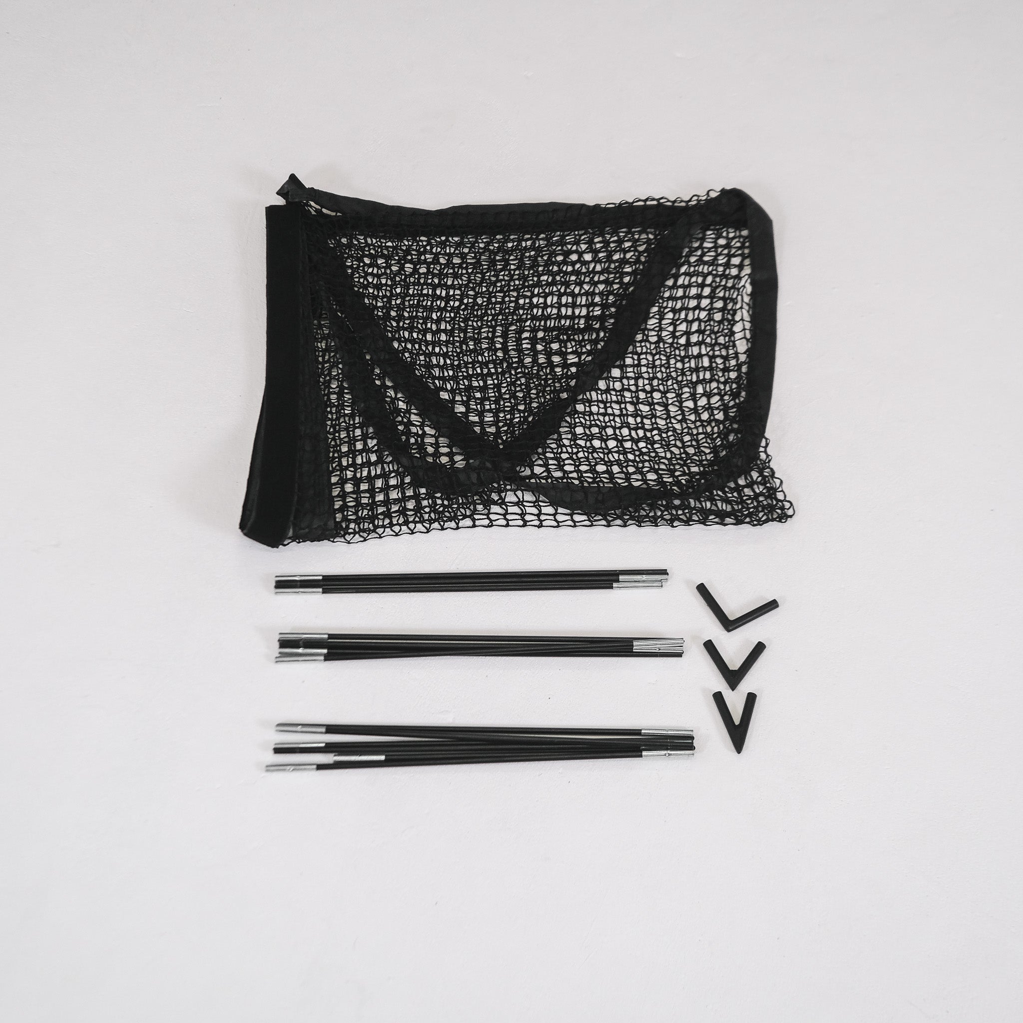 SimBox golf simulator free side barrier – black mesh panel included with enclosure purchase