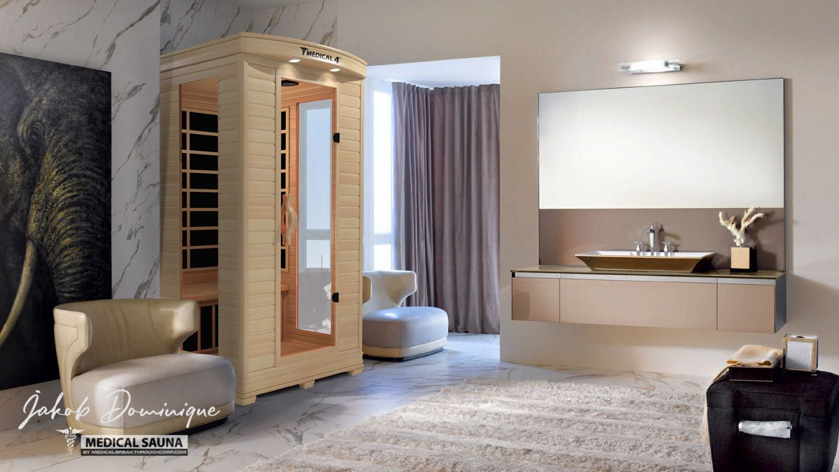 sanctuary medical grade sauna luxury private master bedroom suite integration residential wellness recovery at Home Man Cave