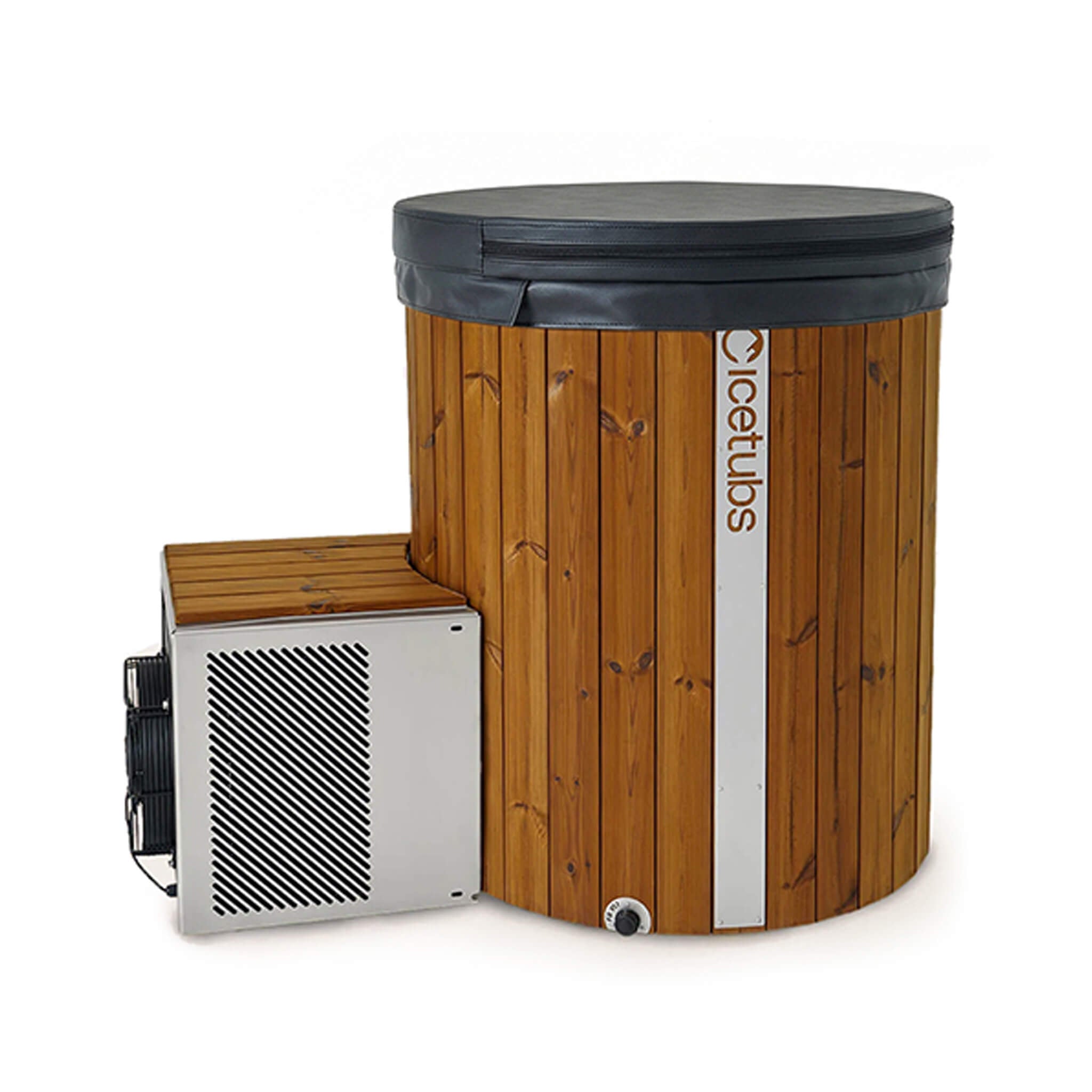 xl cold plunge tub home man cave IceTubs IceBarrel XL ice bath barrel with cover thermowood