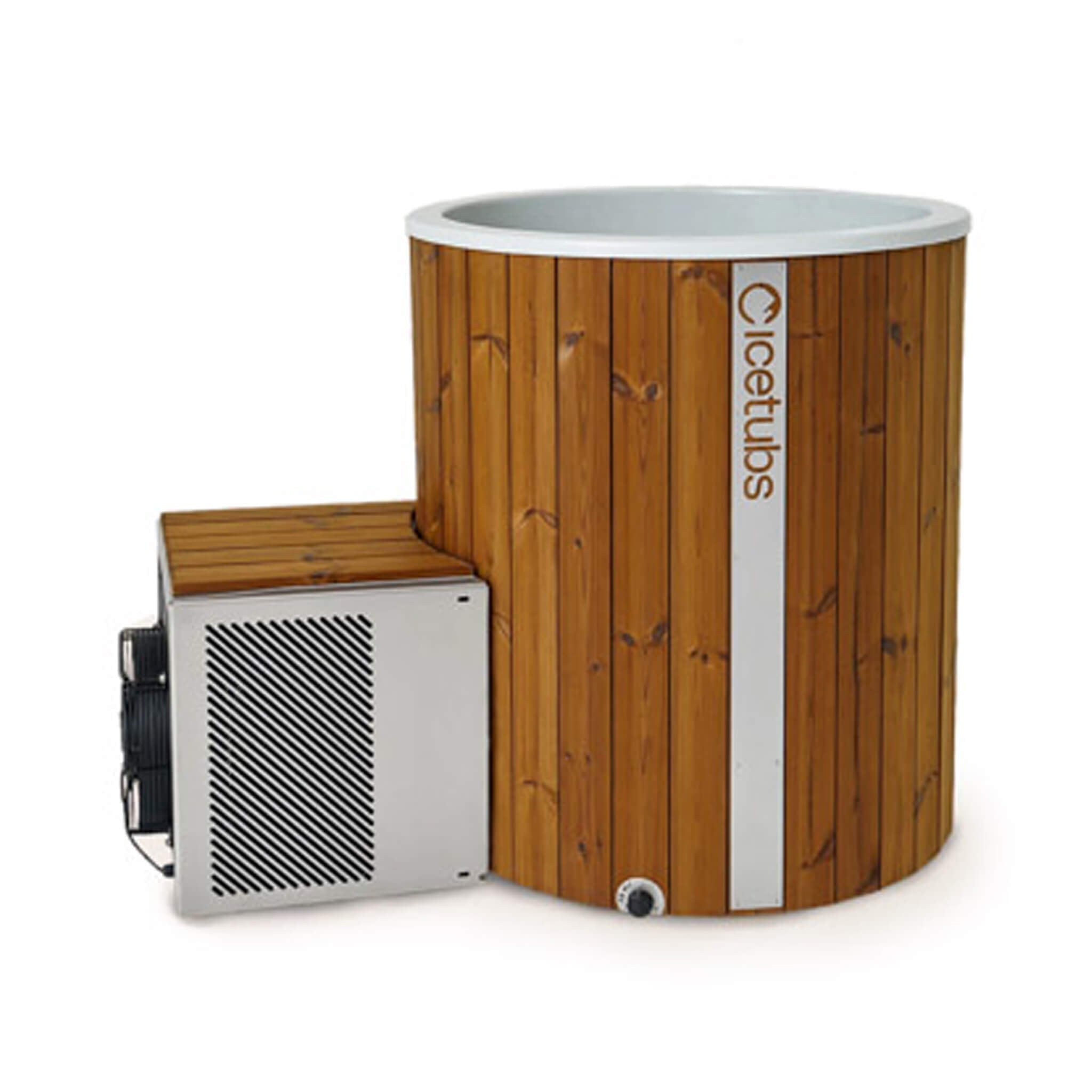 xl cold plunge tub IceTubs IceBarrel home man cave thermowood ice bath barrel